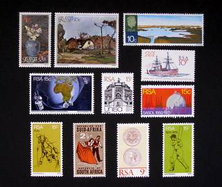 SOUTH AFRICA 11 Mint Stamps