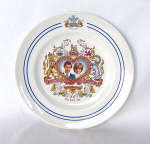 MIDWINTER Charles and Diana Plate, 1981