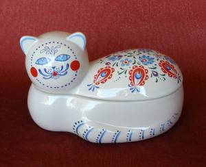 ELIZABETH ARDEN Orient Express Cat Trinket Box