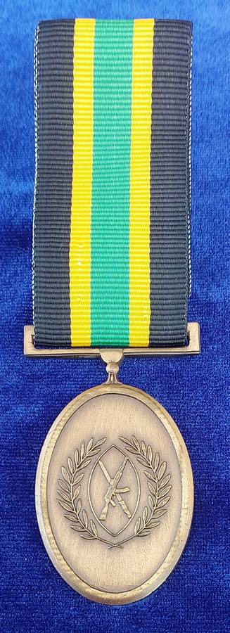 - Apla Bronze for 10 Years Service Medal (Full Size) (Nr 456)-