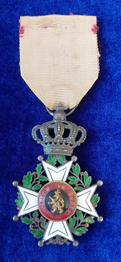 - Belgium Order of Leopold, Knight, Civil Division -