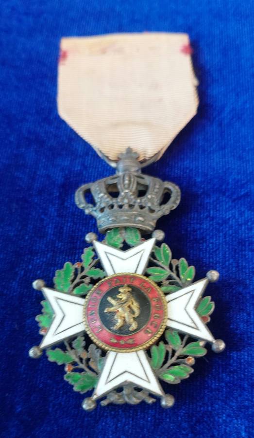 - Belgium Order of Leopold, Knight, Civil Division -