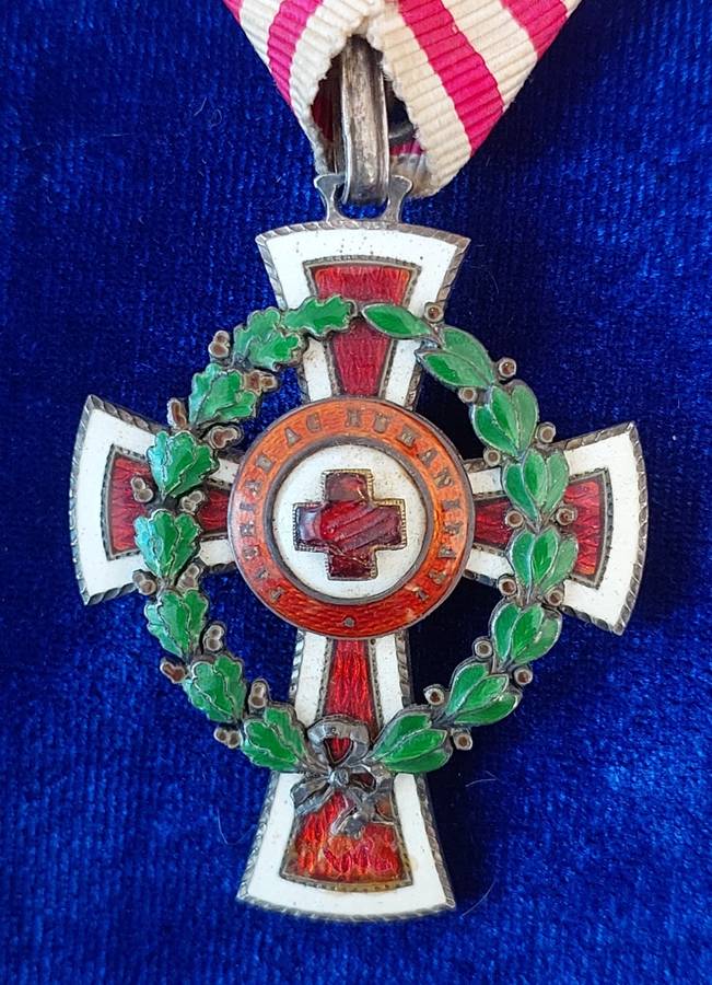 - Franz Joseph I, Honorary award for Merit for the Red Cross 2nd Class (Austria-Hungary) -