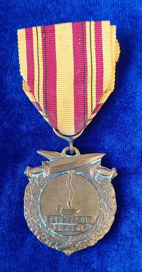 - Dunkirk Medal 1940 French Issue -