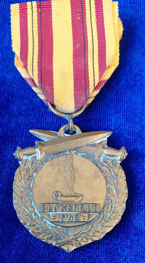 - Dunkirk Medal 1940 French Issue -