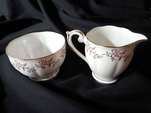Queen Ann : 1950's : Milk jug and sugar bowl