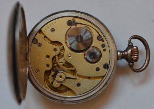 1920s Junghans Breguet spiral pocket watch