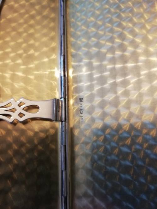 Large Hallmarked Silver Cigarette Case