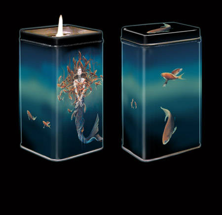 METAMORPHOSIS by SHEILA WOLK - AROMATHERAPY CANDLE IN COLLECTIBLE TIN
