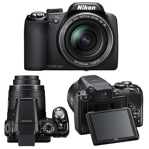 Nikon Coolpix P90 12.1MP 24x Satbilized Optical Zoom and 3 inch Tilt LCD