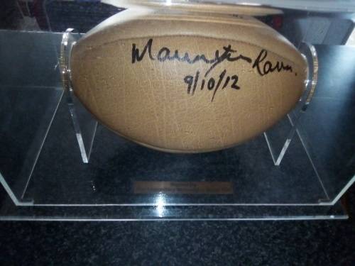 Mannietjies Roux signed rugby ball