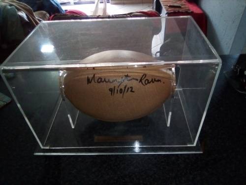 Mannietjies Roux signed rugby ball