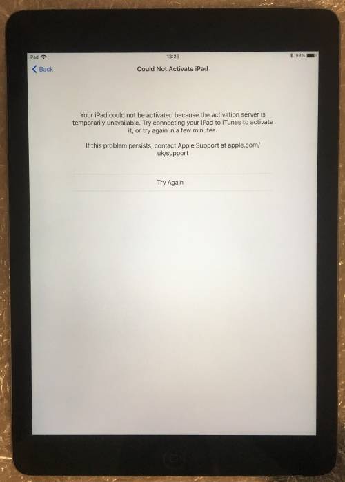 iPad Air 1 - selling as SPARES