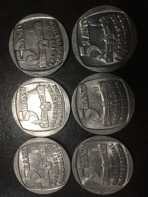 R5 Circulated 1994 Presidential Inauguration Coins