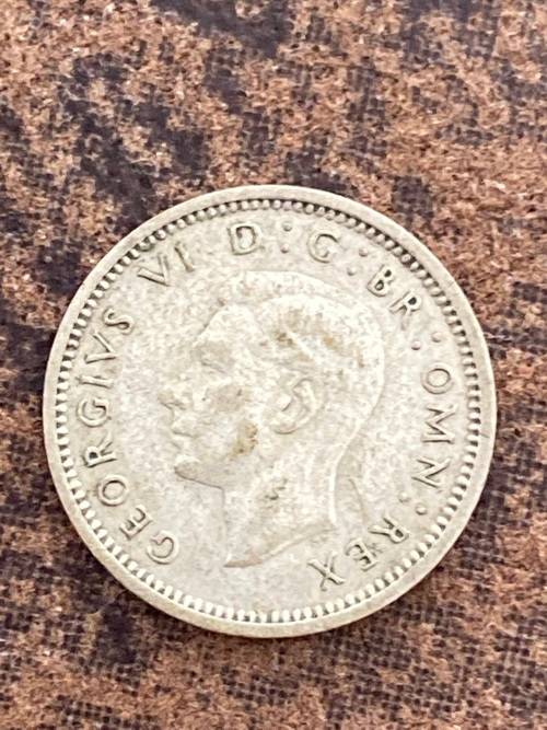1938 Silver Three Pence