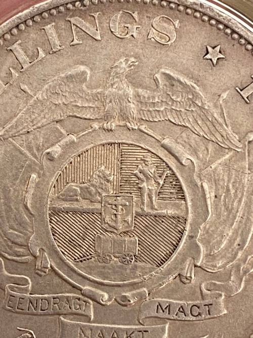 1892 ZAR Five Shillings