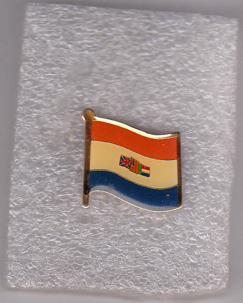OLD SA FLAG BADGE  1 PIN