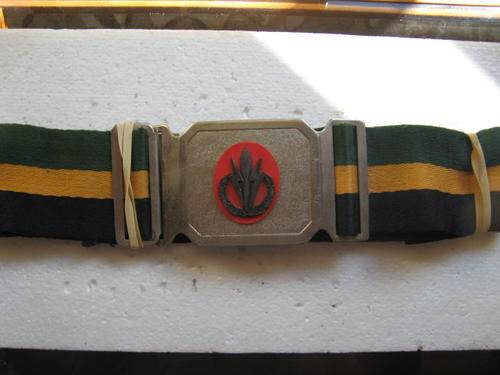 4 SA INFANTRY Stable Belt and Bucke