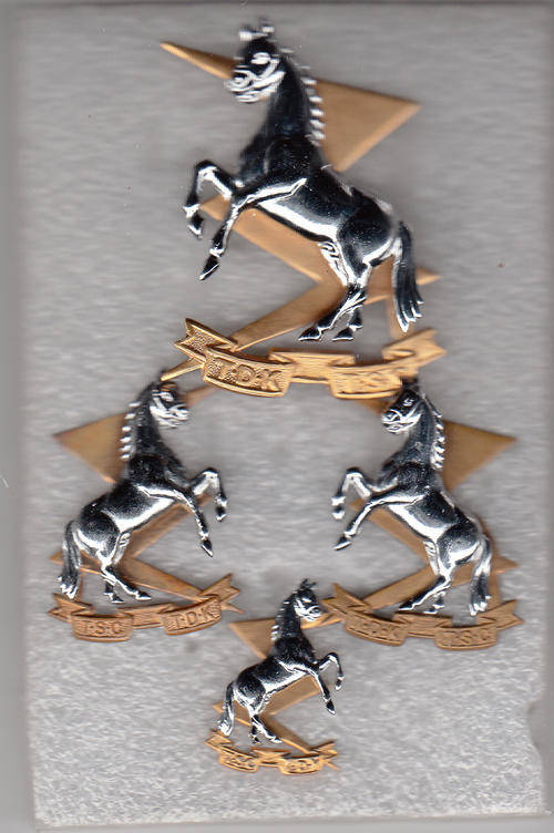 T D K  Cap  and Collar Badges All Pins