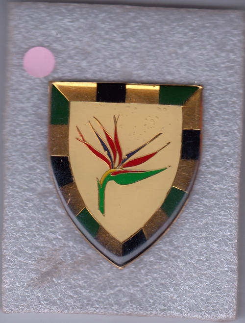 6 SA INFANTRY SHOULDER FLASH  all pins original