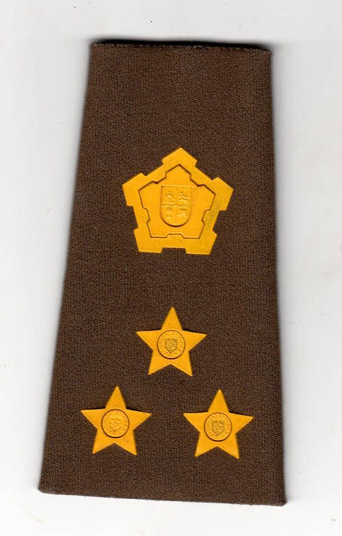SADF  BRIGADIER  RUBBER  SHOULDER RANK