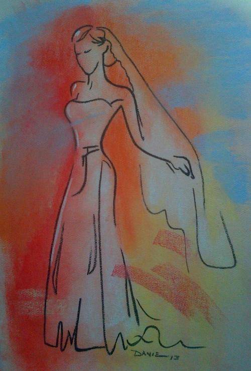 Special Day, pastel artwork by Danie Cronje, unframed