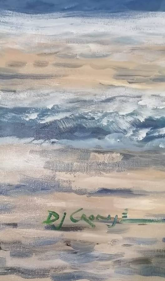 Early Morning, oil painting by Danie Cronje on canvas roll, unframed