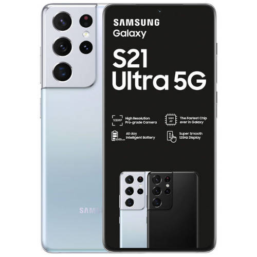 Samsung Galaxy S21 Ultra 5G 256GB Dual Sim Phantom Silver Demo