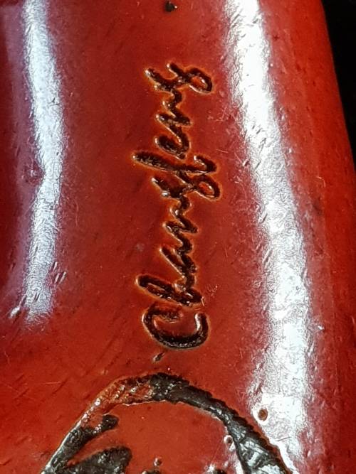 ChangFeng smoking pipe CF8025 solid engraved wood and resin