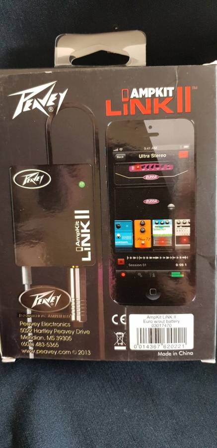 Peavey Link II Amp Kit connects Ipad,ipos etc to guitar