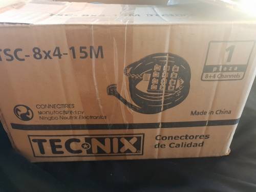 Tecnix TSC 8x4 Snake Cable - 15m