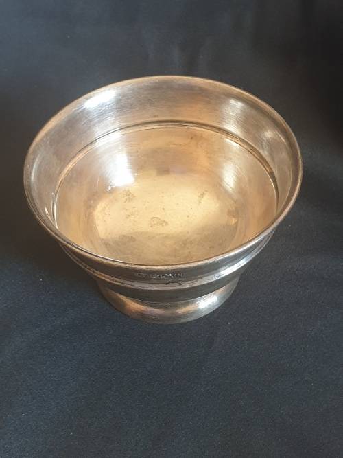 Solid Sterling silver bowl-Sheffield England-1955