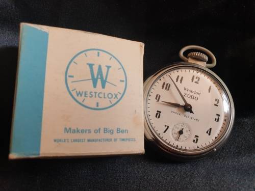 Westclock Zobo pocket watch with original box