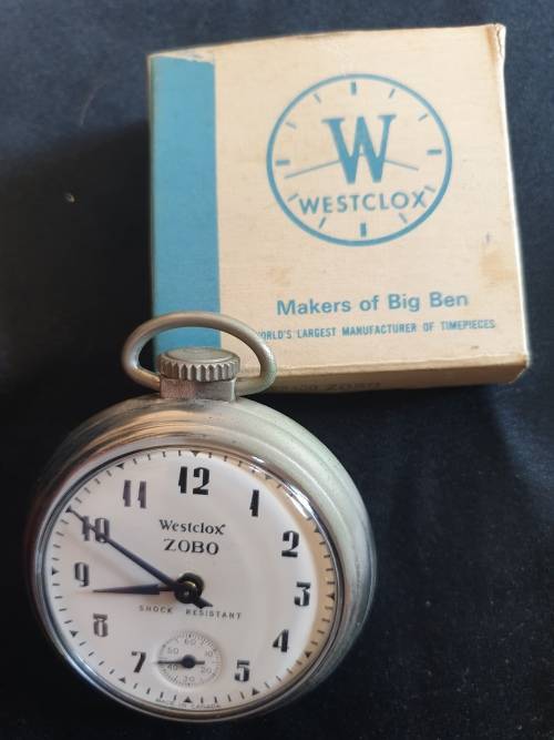 Westclock Zobo pocket watch with original box
