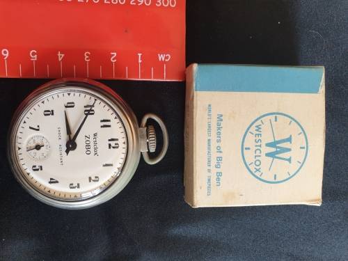 Westclock Zobo pocket watch with original box