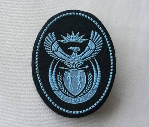 SANDF -- SAAF- WO 1 -- SERGEANT MAJOR --  COLLAR RANK BADGE