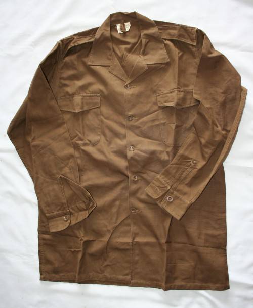 SADF NUTRIA BROWN SHIRT-- EXTRA-LARGE -- AS USED IN BUSH WAR