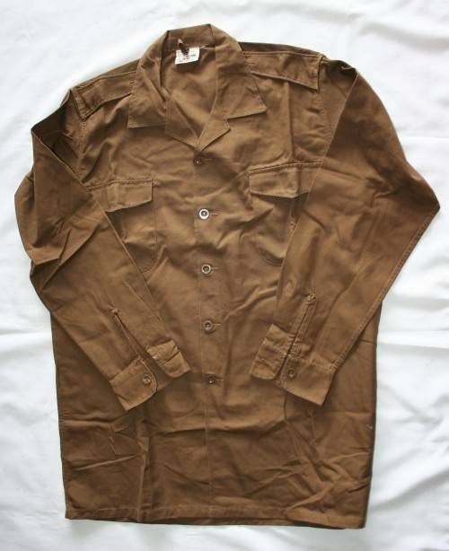SADF NUTRIA BROWN SHIRT-- EXTRA-LARGE -- AS USED IN BUSH WAR