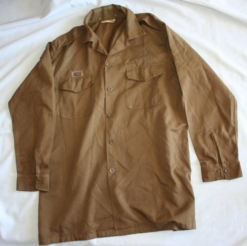 SADF NUTRIA BROWN SHIRT-- EXTRA LARGE -- AS USED IN BUSH WAR