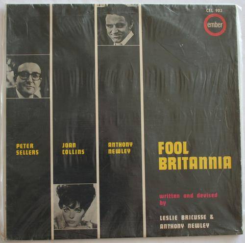 FOOL BRITANNIA -- PETER SELLERS, JOAN COLLINS -- COMEDY VINYL LP RECORD