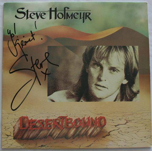 STEVE HOFMEYR -- DESERTBOUND -- SIGNED -- VINYL LP RECORD