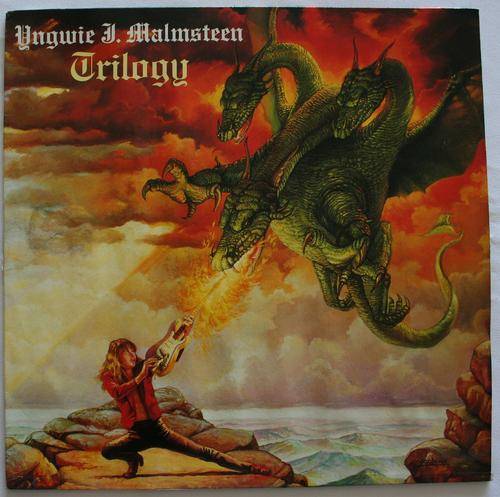 YNGWIE J. MALMSTEEN -- TRILOGY --  IMPORT VINYL LP RECORD