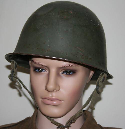 SADF -- ARMY STEEL HELMET WITH INNER LINER-- COMPLETE--BUSH WAR ERA