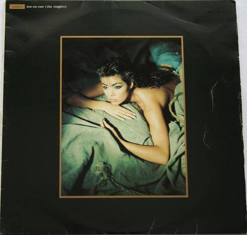 SANDRA -- TEN ON ONE --THE SINGLES -- VINYL LP RECORD