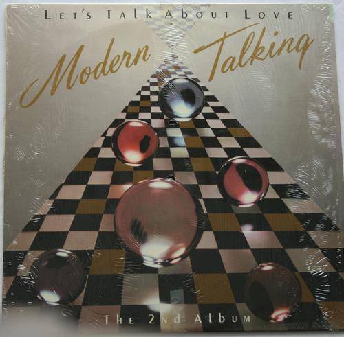 MODERN TALKING -- LETS TALK ABOUT LOVE -- THE 2nd ALBUM -- VINYL LP RECORD