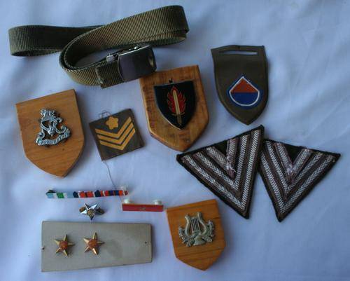 SADF BADGE AND INSIGNIA LOT  -- BUSH WAR ERA