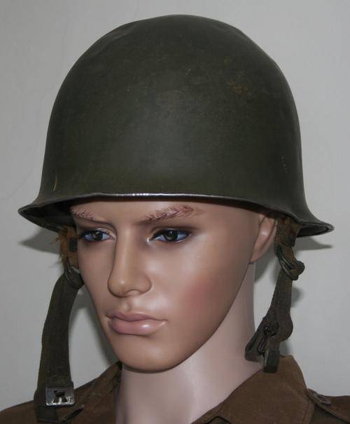 SADF -- ARMY STEEL HELMET WITH INNER LINER--BUSH WAR ERA