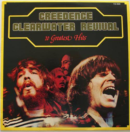 CREEDENCE CLEARWATER REVIVAL -- 20 GREATEST HITS -- VINYL LP RECORD