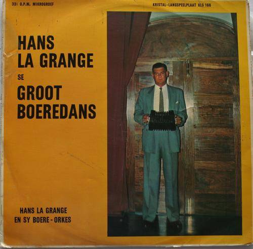 HANS LA GRANGE -- GROOT BOEREDANS -- VINTAGE VINYL LP RECORD