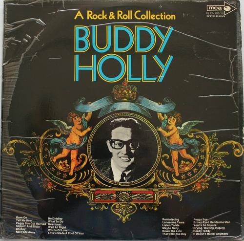 BUDDY HOLLY -- A ROCK & ROLL COLLECTION -- DOUBLE VINYL LP RECORD